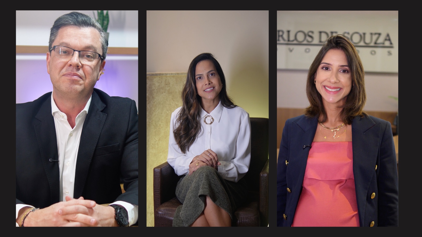 Stills de vídeos institucionais produzidos pela Keny
